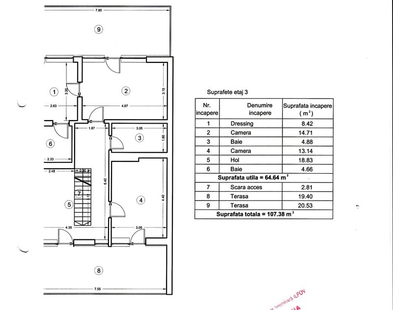 Pipera, Erou Iancu Nicolae, padure, 3 camere duplex, 2 parcari subterane